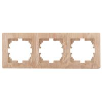 Рамка 3-постовая ЭРА Intro Solo дерево 4-503-11 Б0043423