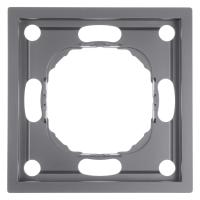 Рамка STEKKER, PFR00-5001-10 1-местная, серия Эмили, платиново-серый, soft touch 49962