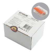 Универсальная компактная клемма 5-проводная Stekker, LD221-415 32395