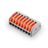 Строительно-монтажная клемма 8-проводная Stekker, LD222-418 (5 штук в упаковке) 32423