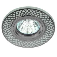 Встраиваемый светильник ЭРА с подсветкой DK LD42 WH/CH /1 Б0048938