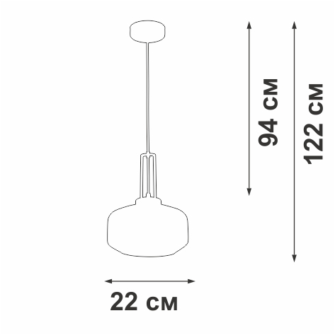 Люстра Vitaluce V2053-1/1S