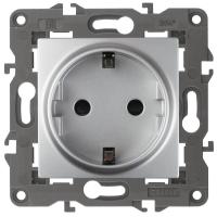 Розетка ЭРА Elegance 2P E Schuko со шторками 16A 250V 14-2102-03 Б0034274