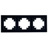 Рамка 3-постовая Stekker Катрин черный GFR00-7003-05 39520