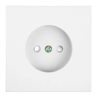 Розетка 1-местная с защитной шторкой (механизм), Stekker, б/з, 250В, 16А Мия, RST16-3109-01, белая магнолия 50439