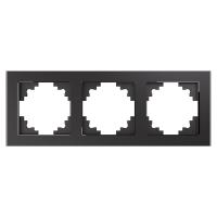 Рамка 3-постовая Stekker Катрин графит GFR00-7003-06 39541