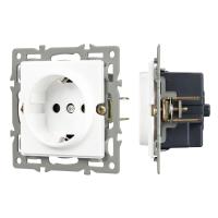 Механизм электрической розетки SCT-GP-MEU-PL-WH (250V, 16A) Arlight 043739