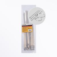 Хомут стальной Stekker SSCTE79-300 7.9х300мм, d пучка max 82мм, нагрузка 120кг, серый 32801