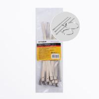 Хомут стальной Stekker SSCTE79-200 7.9х200мм, d пучка max 48мм, нагрузка 120кг, серый 32800