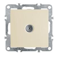 Розетка телевизионная 1-местная (механизм), Stekker, PST00-9108-02 Эрна, слоновая кость 39326