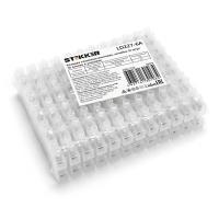 Колодка клеммная винтовая Stekker, линейка 12 штук, полиэтилен, LD227-6A 39078