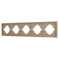 Рамка пластиковая FRM-TENDO-PL-5-GD Arlight 053854