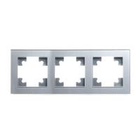 Рамка 3-постовая Stekker Катрин серебро GFR00-7003-03 39533
