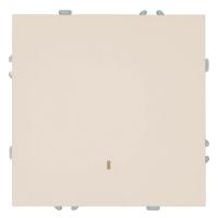 Выключатель 1-клавишный c индикатором (механизм), Stekker, 250В, 10А Эмили, RSW10-5101-08, кашемир, soft touch 49889