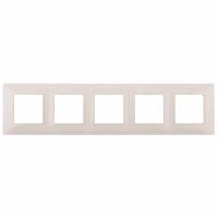 Рамка 5-постовая ЭРА Elegance 14-5005-02 Б0034406
