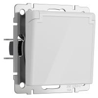 Розетка Werkel с заземлением, с защит. крышкой и шторками W1171241 4690389197338