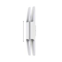 Настенный светильник Crystal Lux CLT 332W4-V2 WH-WH