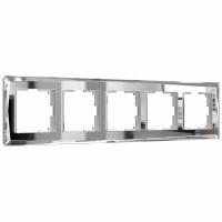 Рамка на 5 постов зеркальная Werkel W0051220 4690389158896