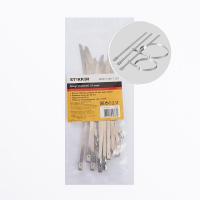 Хомут стальной Stekker SSCT46-150 4,6х150мм, d пучка max 38мм, нагрузка 50кг, серый 32795