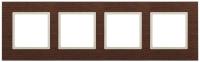 Рамка 4-постовая ЭРА Elegance 14-5304-09 Б0034586