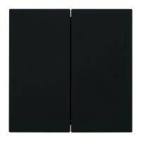 Переключатель 2-клавишный (механизм), Stekker, 250В, 10А Мия, RSW10-3107-05, черный бархат 50448