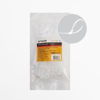 Хомут нейлоновый Stekker NYCT25-100 2,5x100 мм, d пучка max 22 мм, нагрузка 8 кг, белый 32771