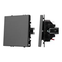 Механизм звонкового выключателя SWT-NOBE-MKR1-SFPL-GR (230V, 10A) Arlight 054272(1)