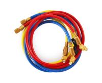 Заправочный шланг VRP-C-RYB (1,5м.) (R410a) с вент.