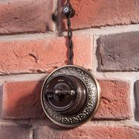 Ретро кабель Werkel витой трехжильный 1,5 мм коричневый W6453214 4690389165535