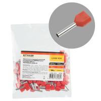 Наконечник штыревой втулочный изолированный НШВИ(2) 1,0-10 LD406-1010 50386