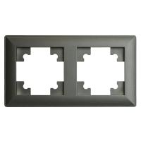 Рамка 2-постовая Stekker Катрин графит PFR00-7002-06 39808