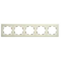 Рамка 5-постовая Stekker Катрин дымчатый GFR00-7005-07 49039