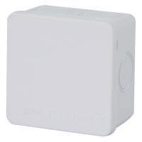 Коробка разветвительная STEKKER EBX31-01-65, 85*85*50 мм, 7 выбивных отверстий, IP55, светло-серая