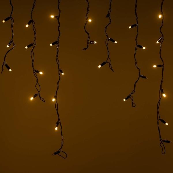 Уличная светодиодная гирлянда Ardecoled бахрома 230V теплый белый ARD-Edge-Classic-2400X600-Black-88Led-Flash Warm/Warm 031192