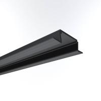 Профиль встраиваемый черный 2м. Apeyron 08-02-01Ч