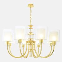 Подвесная люстра Crystal Lux ELENA SP8 GOLD