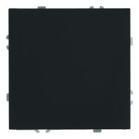 Выключатель 1-клавишный (механизм), СЗК, Stekker, 250В, 10А Эмили, RSW10-5103-05ZK, черный уголь, soft touch 50246