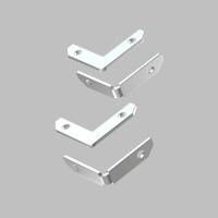 Комплект угловых соединителей шинопровода Denkirs Smart One (4 шт.) TR2027-AL