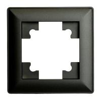 Рамка 1-местная Stekker Катрин черный PFR00-7001-05 39812