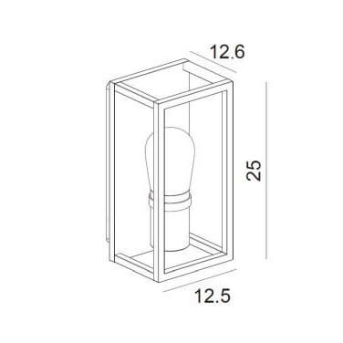 Уличный настенный светильник Lucide Carlyn 27200/01/31