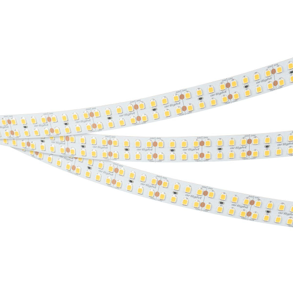 Светодиодная лента Arlight 4W/m 320Led/m 2835SMD теплый белый 5M RT-A320-15mm 24V Warm2400 044292
