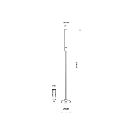 Уличный светильник Nowodvorski Zola Led Black 11544