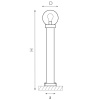 Уличный светильник Lightstar Bolla 373710