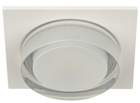 Светильник встраиваемый декоративный ЭРА DK108 WH под лампу MR16 GU5.3 белый Б0058398