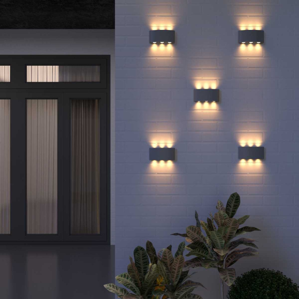 Уличный настенный светодиодный светильник Elektrostandard 1551 Techno LED Twinky Trio a038417