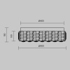 Потолочный светодиодный светильник Maytoni Castello MOD336CL-L100G3K