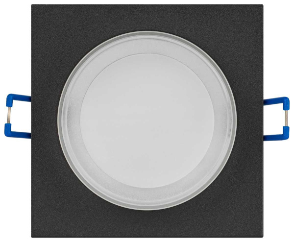 Светильник встраиваемый декоративный ЭРА DK108 BK под лампу MR16 GU5.3 черный Б0058399