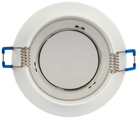 Светильник встраиваемый декоративный ЭРА DK99 WH под лампу MR16 GU5.3 белый Б0058393