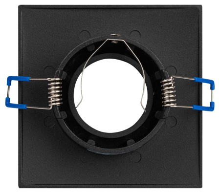 Светильник встраиваемый алюминиевый ЭРА KL104 BK под лампу MR16 GU5.3 черный Б0059794