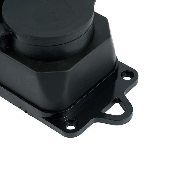 Розетка переносная 2P+PE Stekker черный RST16-22-44 32738